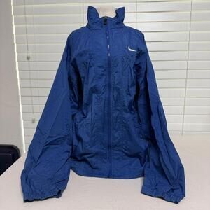 Vintage Nike Blue Windbreaker Jacket Men's Size XL
